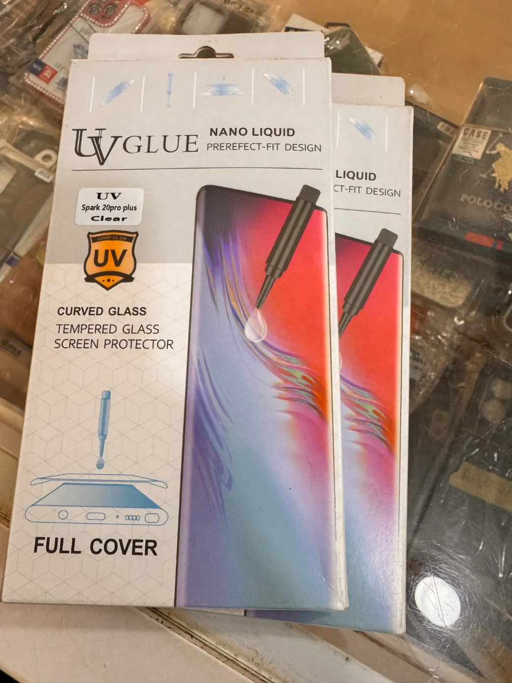 Verre trempé full cover Tecno Spark 20 Pro+ preview 1