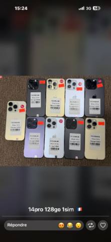 iPhone 14 Pro 256Gb et 128Gb arrivage authentifié